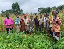DDA and team visit an FBO group at Kensere