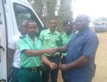HANDING OVER OF AMBULANCE
